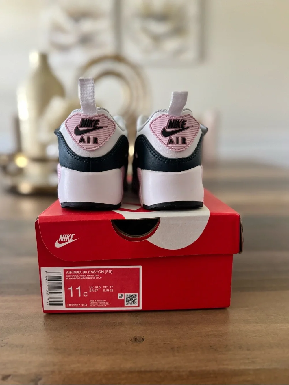 Nike Kids Air Max Sneaker - Pink, Black, White
